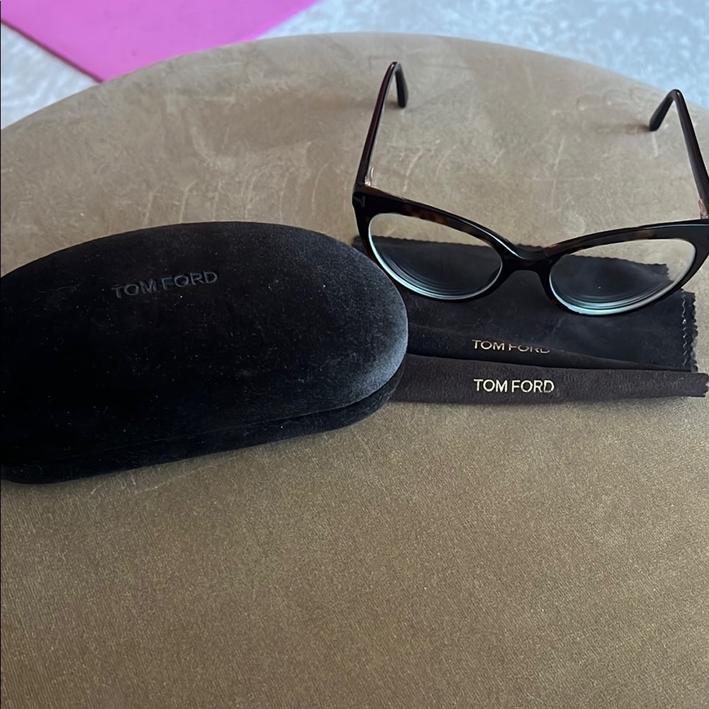 Tom Ford Women's Black Cat-Eye Sunglasses